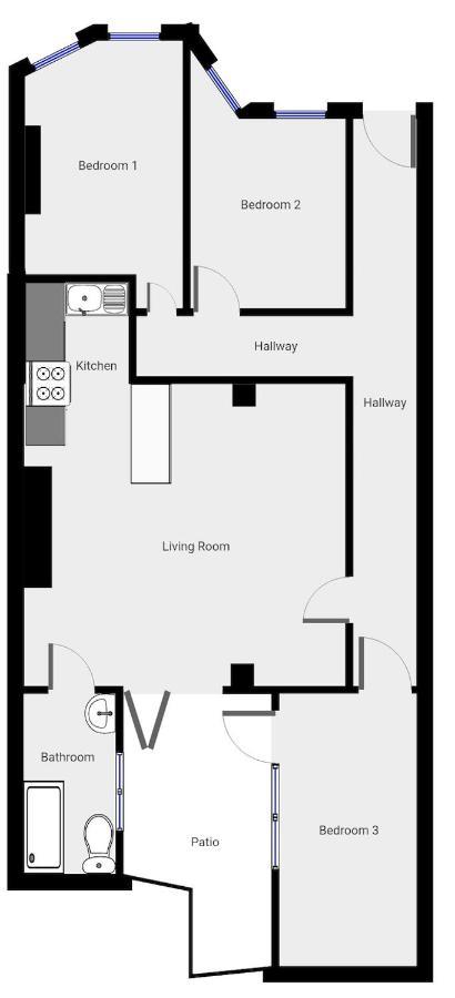 Central Brighton Flat, 3 Bedrooms, Sleeps 6, Close To Shops And Beach Экстерьер фото